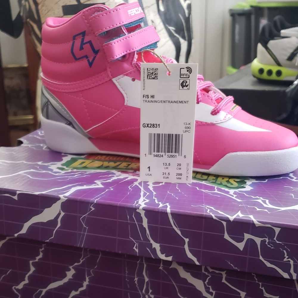 Reebok Power Rangers F/S Hi Shoes - Preschool
